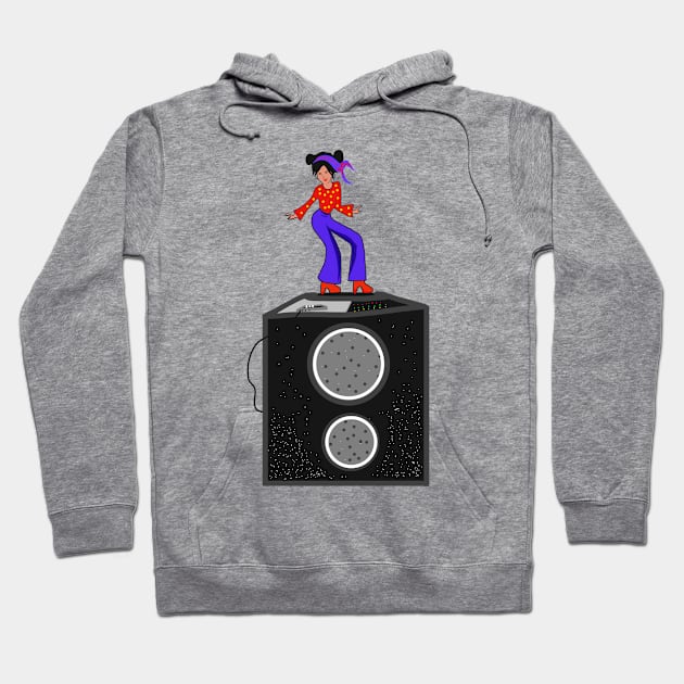 Dj Girl Hoodie by Asafee's store